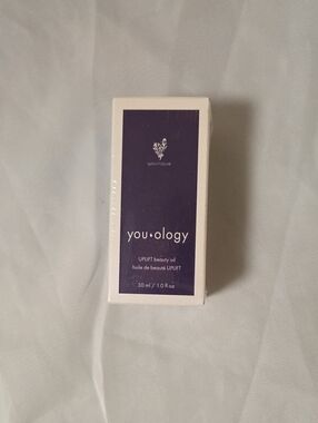 Younique Youology Uplift Beauty Oil - Purple & White Packaging